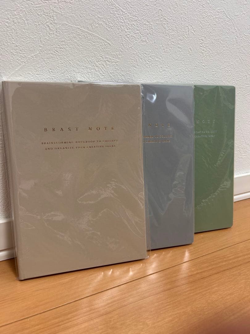 zoroさま　FOCUS EiTOノート 3冊セット ベージュ グレー グリーン