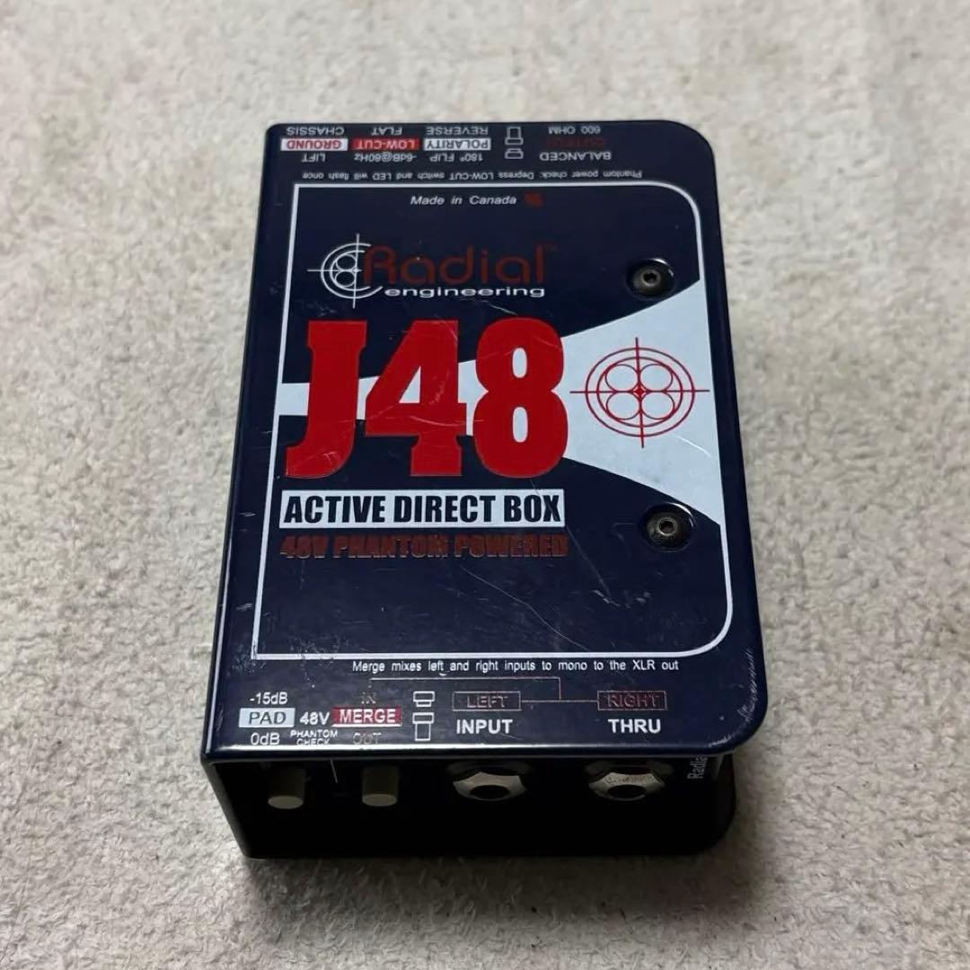 RADIAL J48 アクティブ ダイレクトボックス