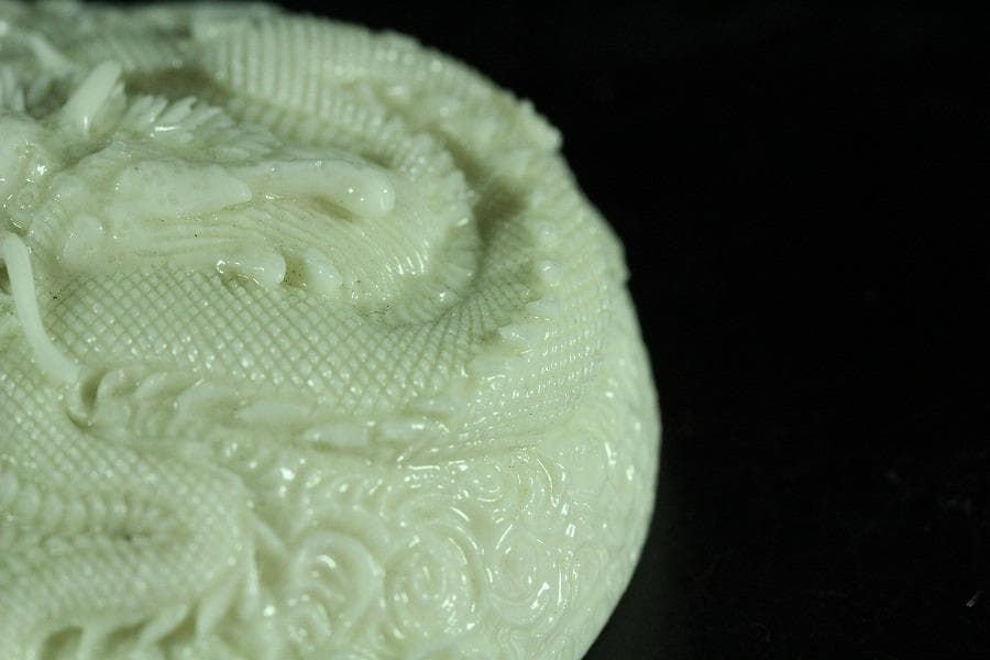 平戸 超絶技巧 龍紋 香合 蓋物 共箱 二重箱(K-YC521)