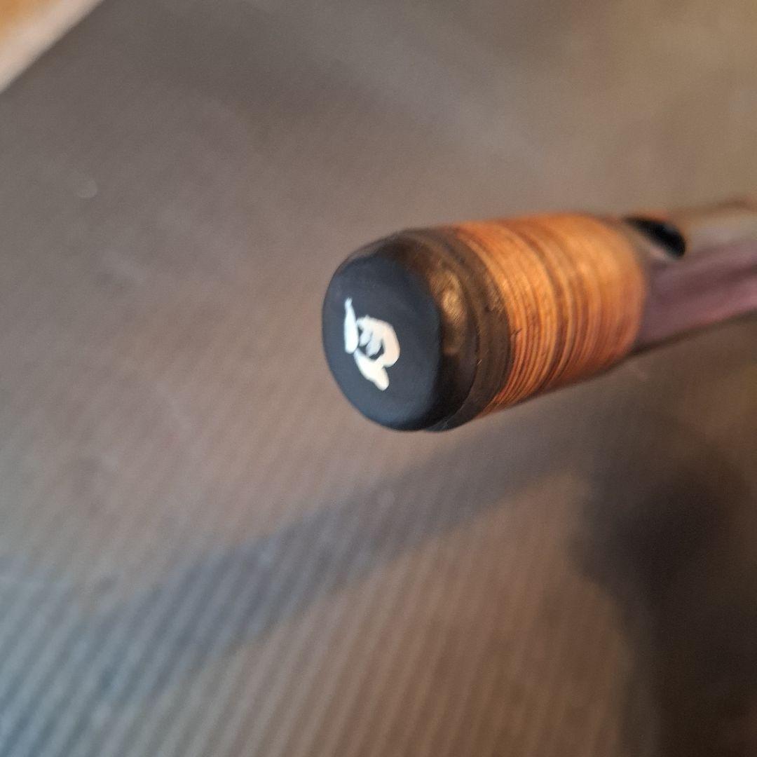 篠笛　古典調　7穴　四本調子　天地胴籐巻き　燻風仕上げ