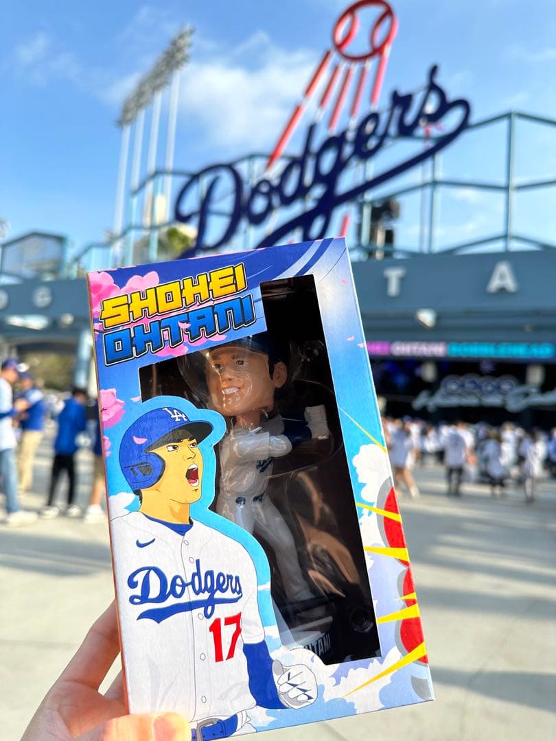 大谷翔平 ボブルヘッド【白ユニ】5/16ドジャースタジアム限定配布