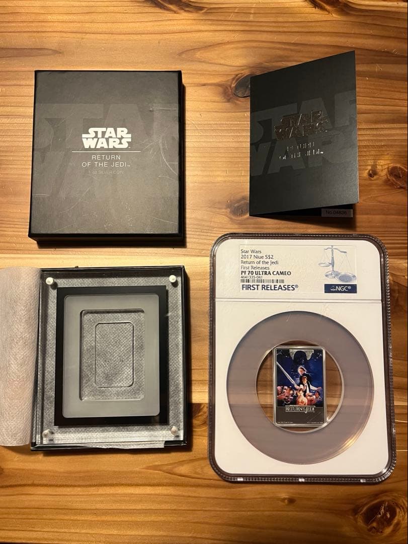【NGC PF70】2017 スター・ウォーズ「ジェダイの帰還」銀貨 ニウエ