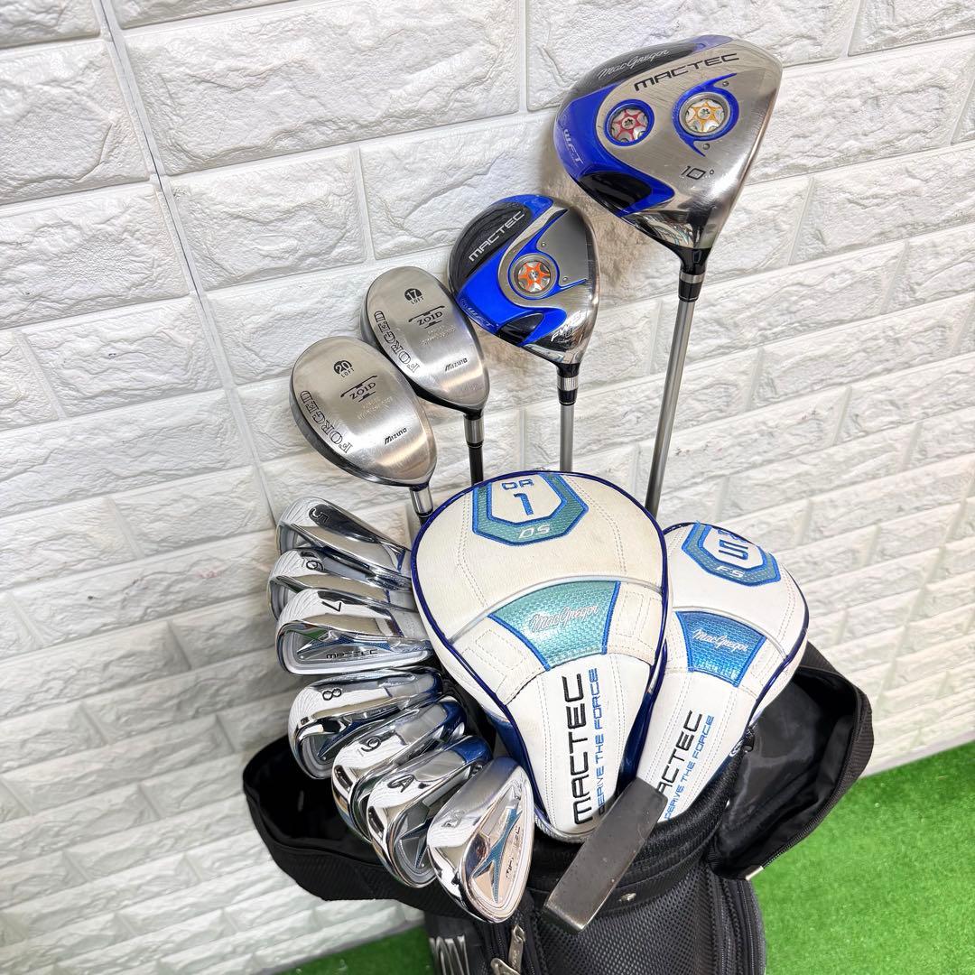 ゴルフセット　MACTEC 豪華セット　ラウンド仕様　メンズ　飛距離抜群　良好