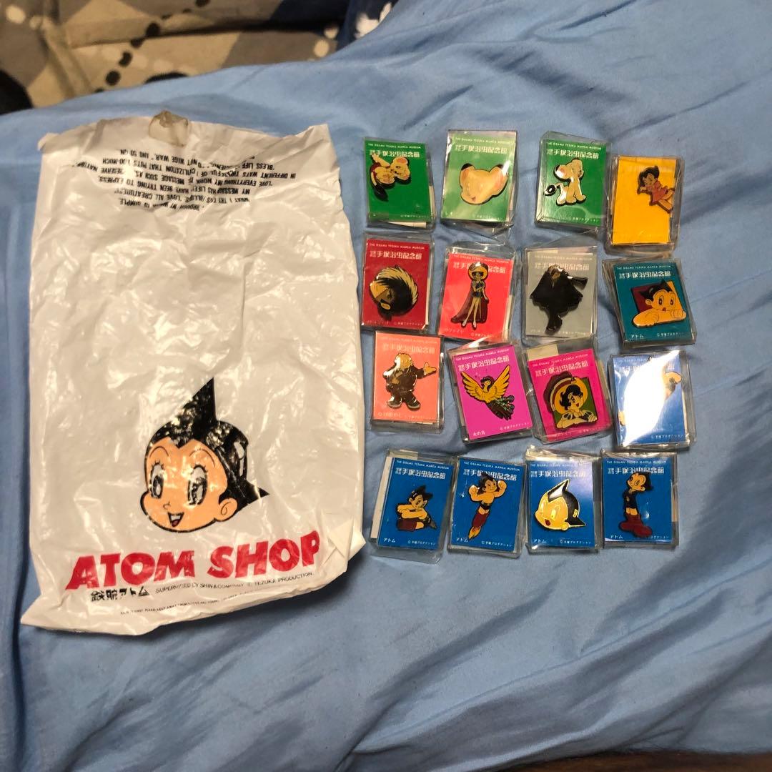 超超希少 新品 手塚治虫記念館 ピンバッジ16個セット 購入袋付