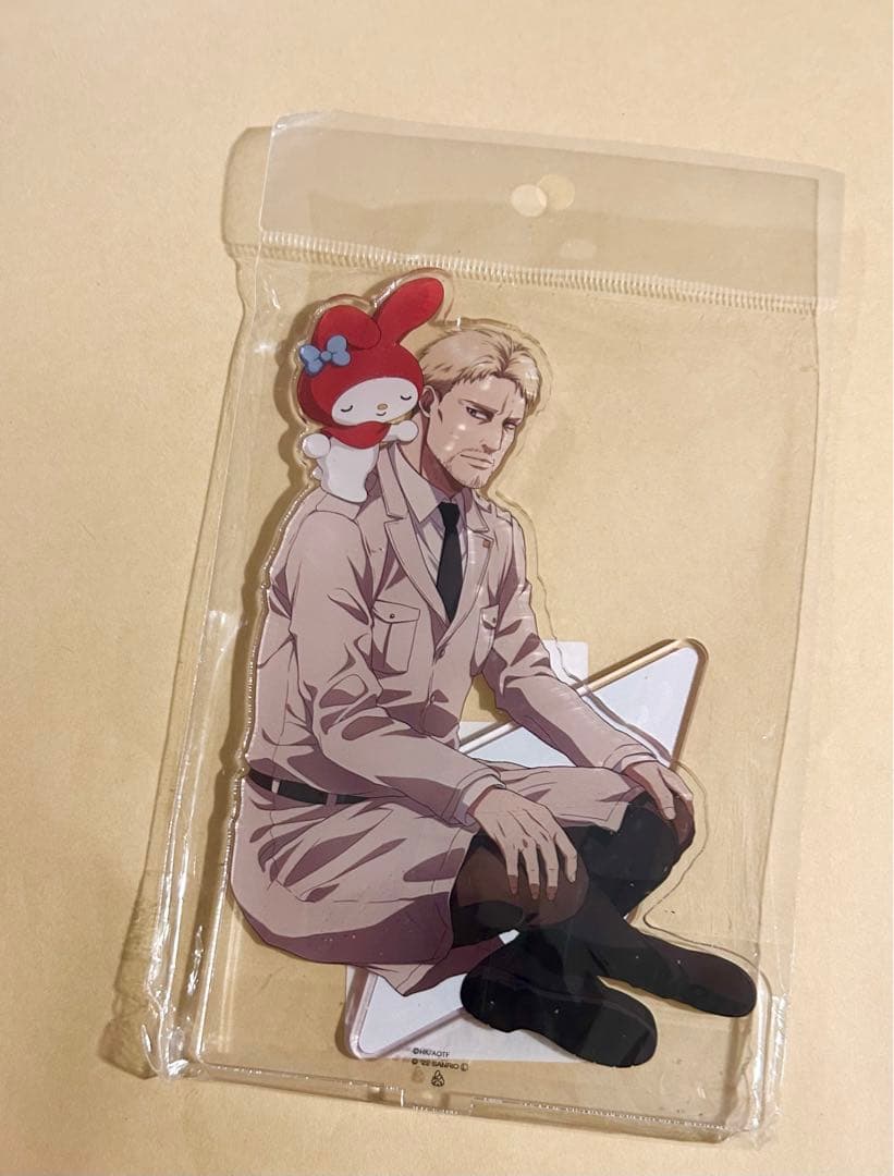 ライナー　マイメロディ アクリルスタンド　進撃の巨人　サンリオ