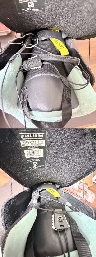 SALOMON/サロモン IVY BOA SJ BOA Black 23.5