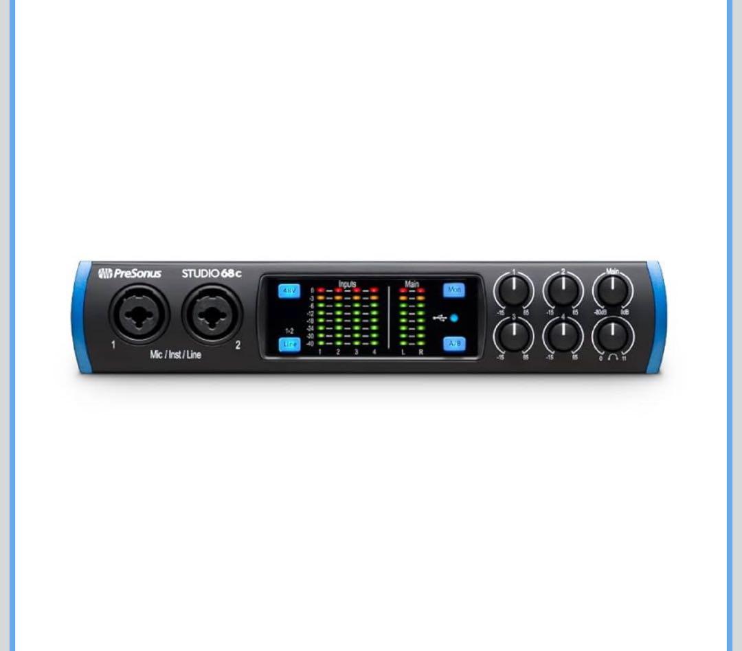 Studio 68c オーディオ/MIDIインターフェース 24Bit