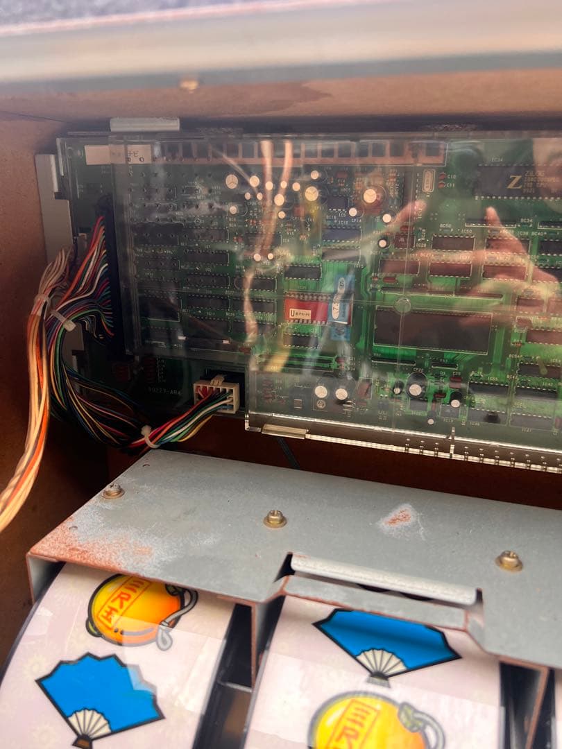 動作良好 パチスロ実機 大花火 機 レトロスロット