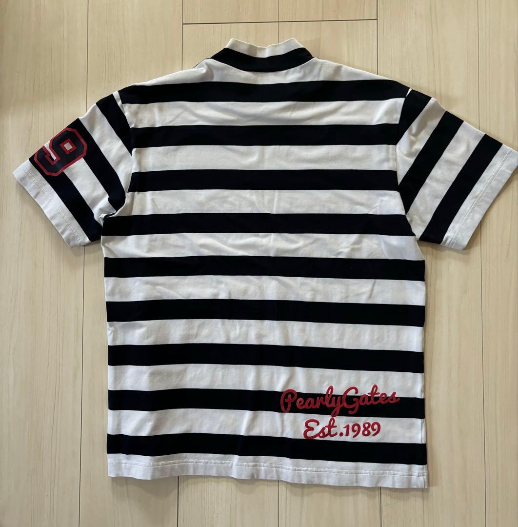 PEARLY GATES ストライプシャツ
