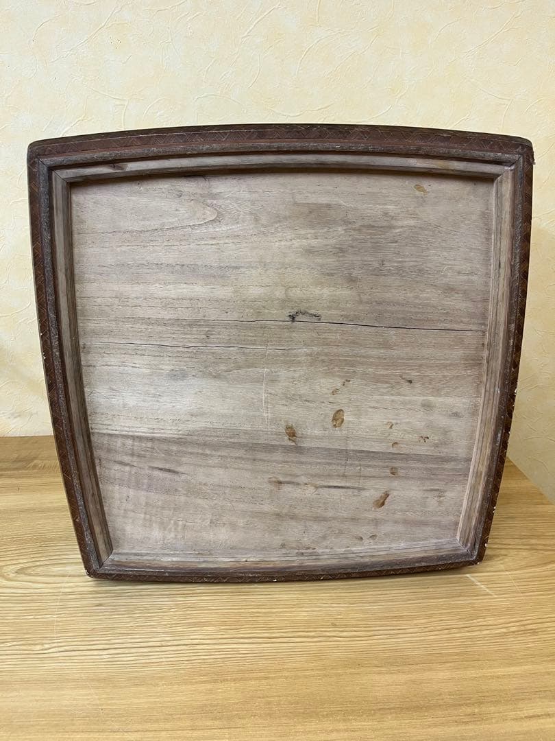 木製火鉢 銅内箱付き 和家具 古道具 インテリア アンティーク 木枠 銅製