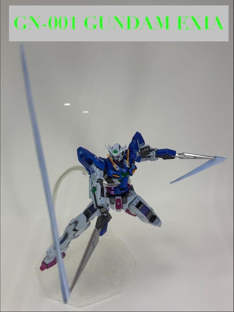 RG 1/144 ガンダムエクシア｜全塗装 メタルビルド風｜