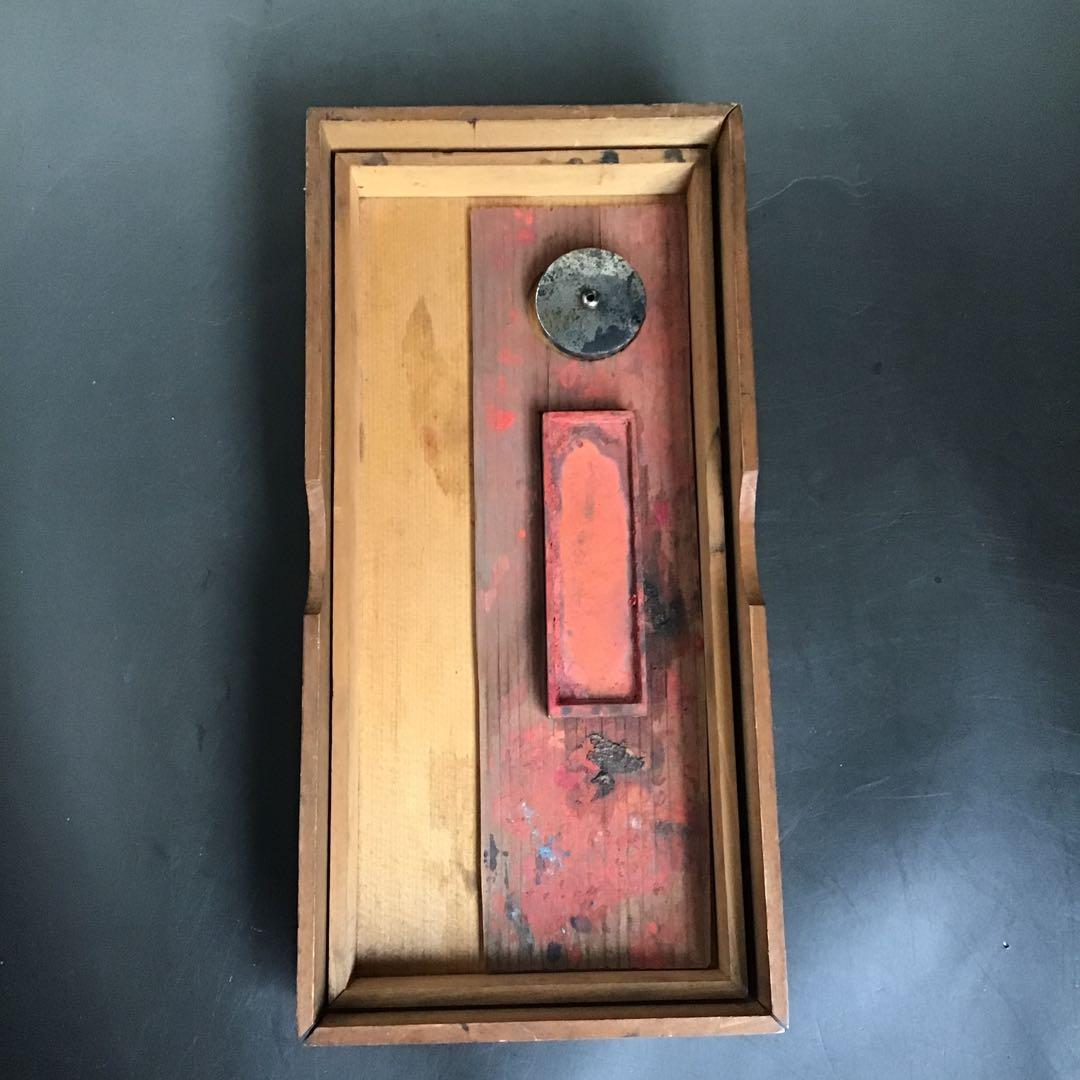 本漆塗蒔絵　文箱　硯箱　骨董品　アンティーク　時代小箱