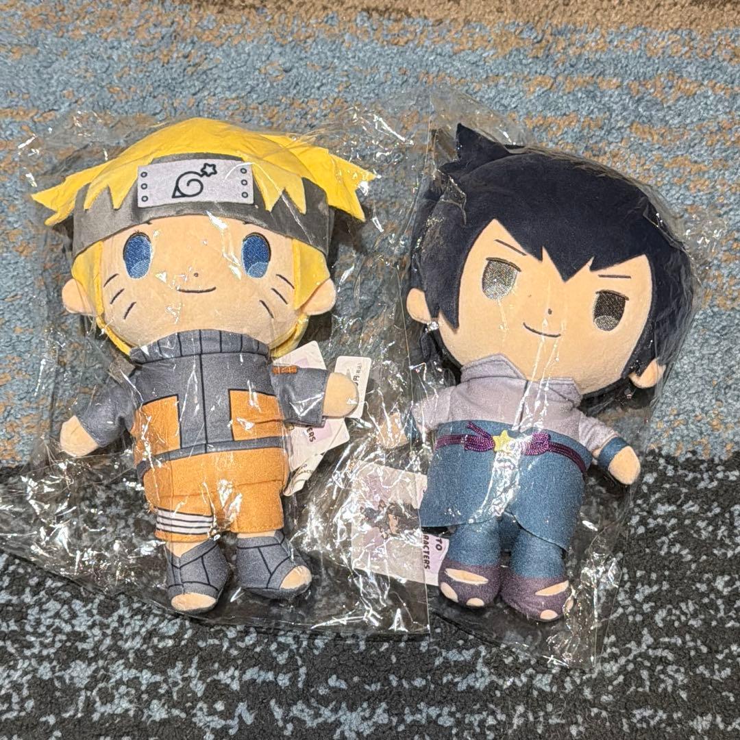 NARUTO サンリオ ぬいぐるみ むにゅぐるみS サスケ　ナルト