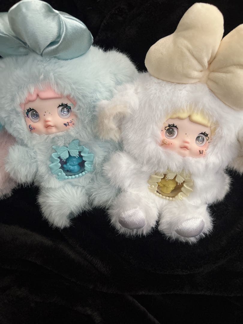 Nommi 異世界シリーズ 水色 白 2個セット ぬいぐるみ