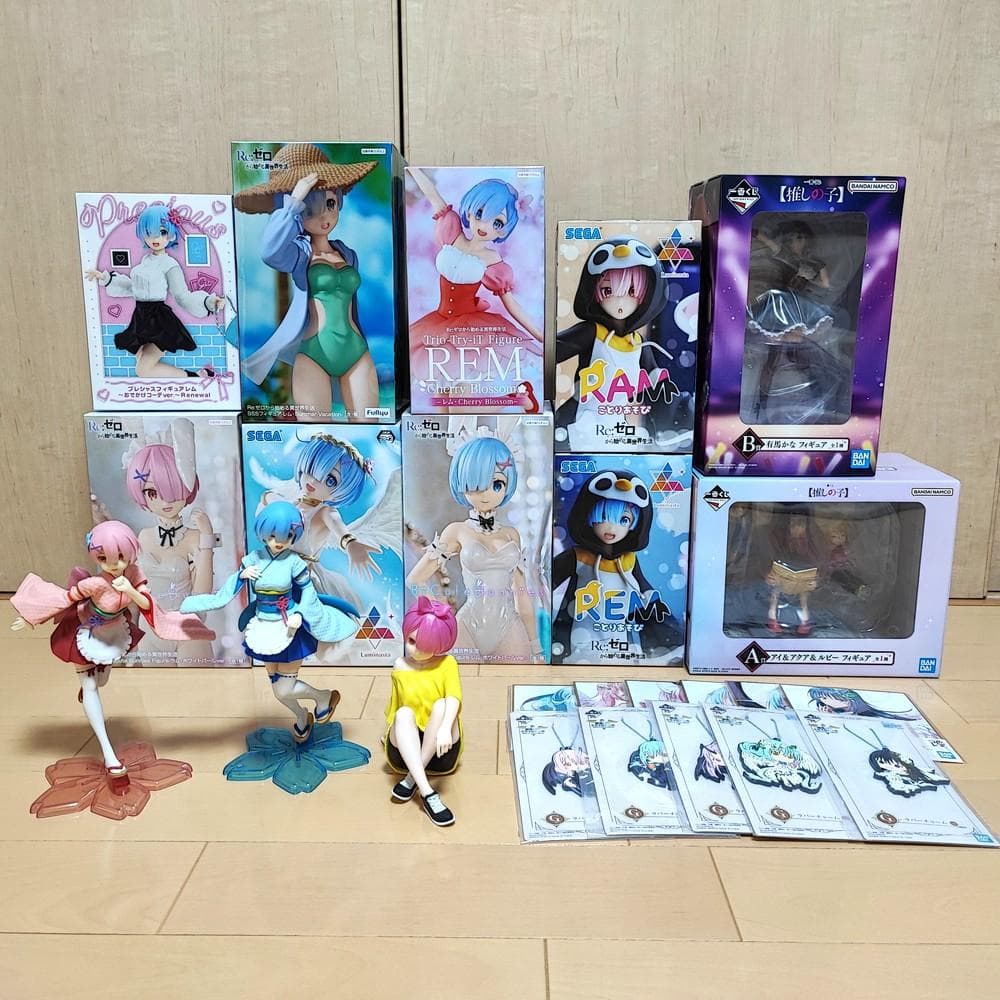 Re:ゼロ Ram Rem / 推しの子 / 転スラ フィギュア など まとめて