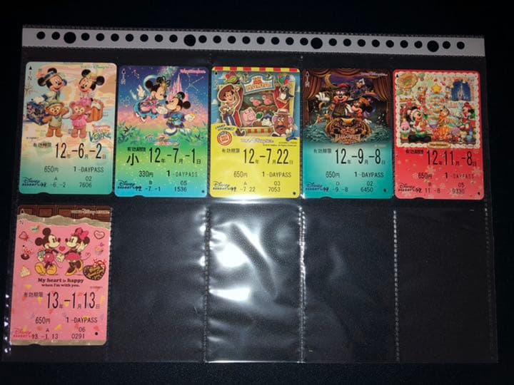 【使用済】2012年度 ディズニーリゾートライン 切符 パス リゾラ