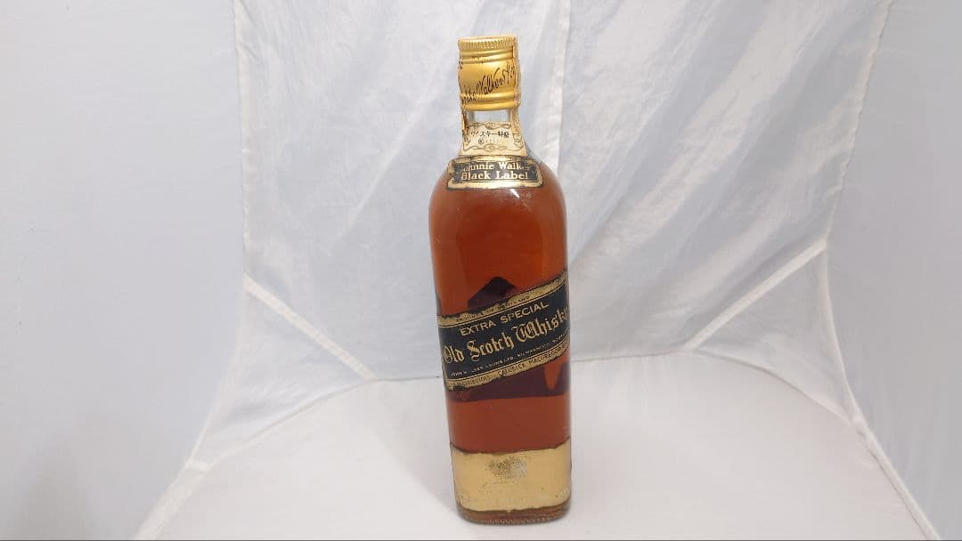紙封　ジョニーウォーカー　ブラックラベル　１２年　特級　ウイスキー　未開古酒