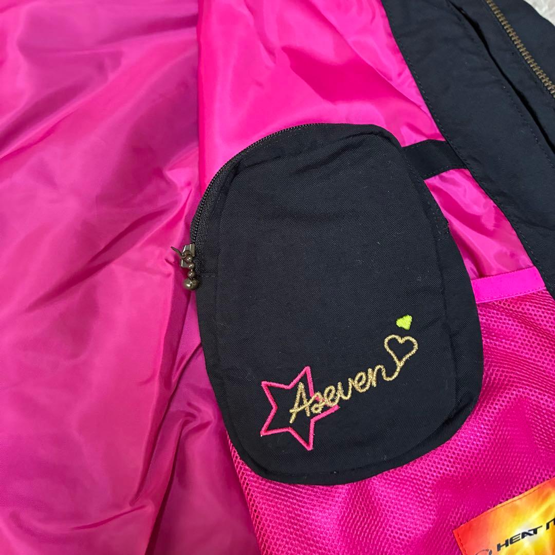 DESCENTE スキーウェア　Lサイズ　ピンク/ブラック