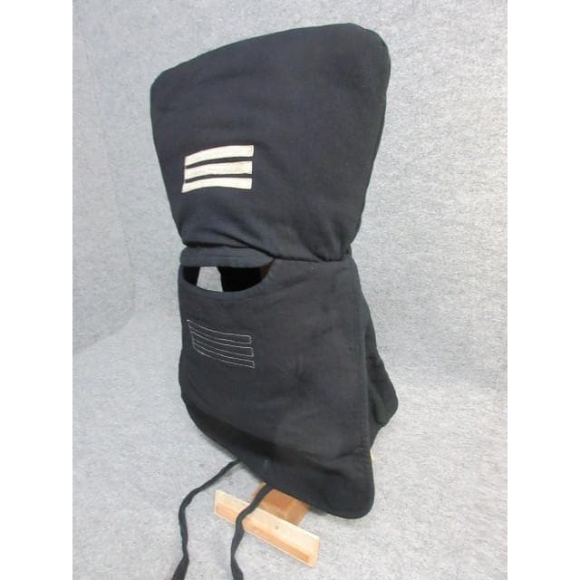 木綿藍地昔の消防頭巾 [B26155]