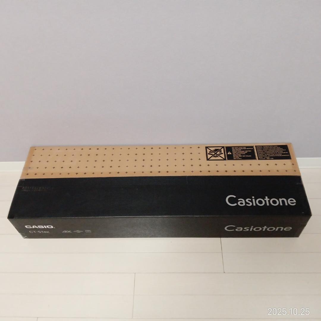 【新品未開封】CASIO カシオトーン CT-51 ブラック キーボード