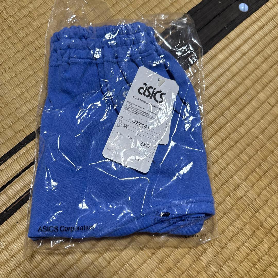 asics 陸上用パンツ 2XO 青