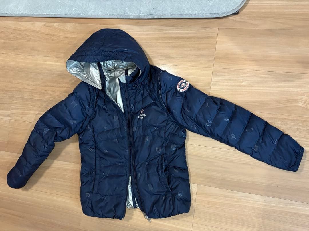 美品⭐︎callawayネイビー ダウンジャケット レディース　ゴルフ