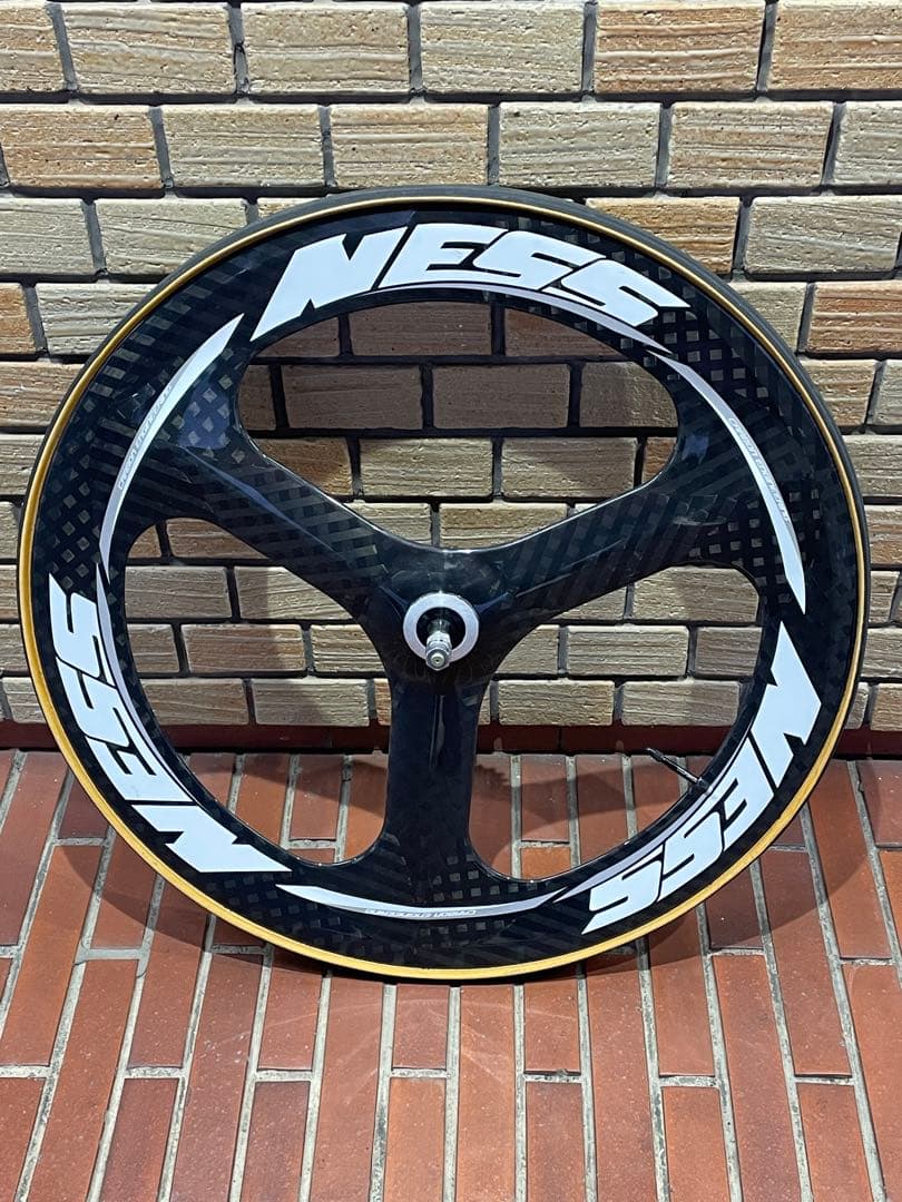 NESSカーボンチューブラー前後セット固定　17Tコグ付