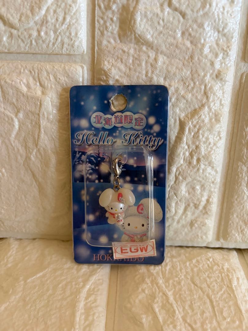 希少 ご当地キティ【北海道限定】4点セット 雪うさぎ 根付 ファスナーマスコット