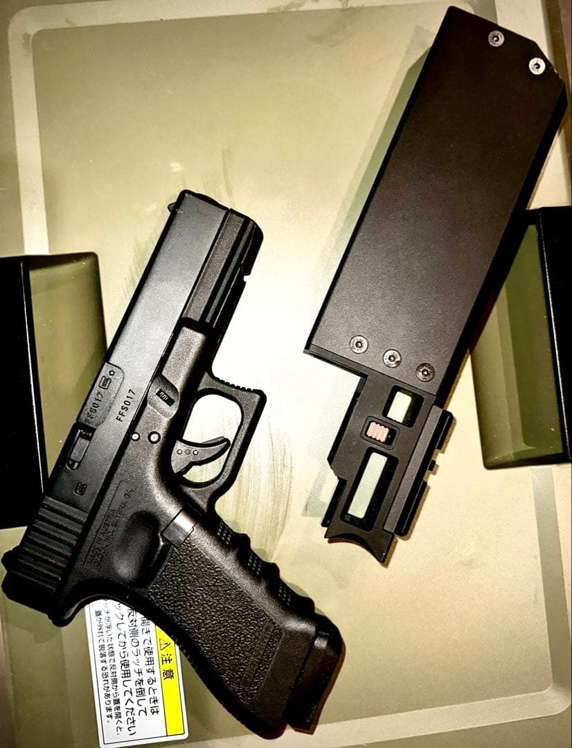 GLOCK17 Co2ガン 侍エッジ風カスタム フォアグリップ オマケ