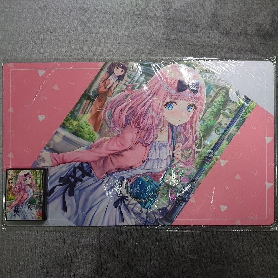 β1 かぐや様は告らせたい デート&私服 藤原千花 スリーブ&プレイマット