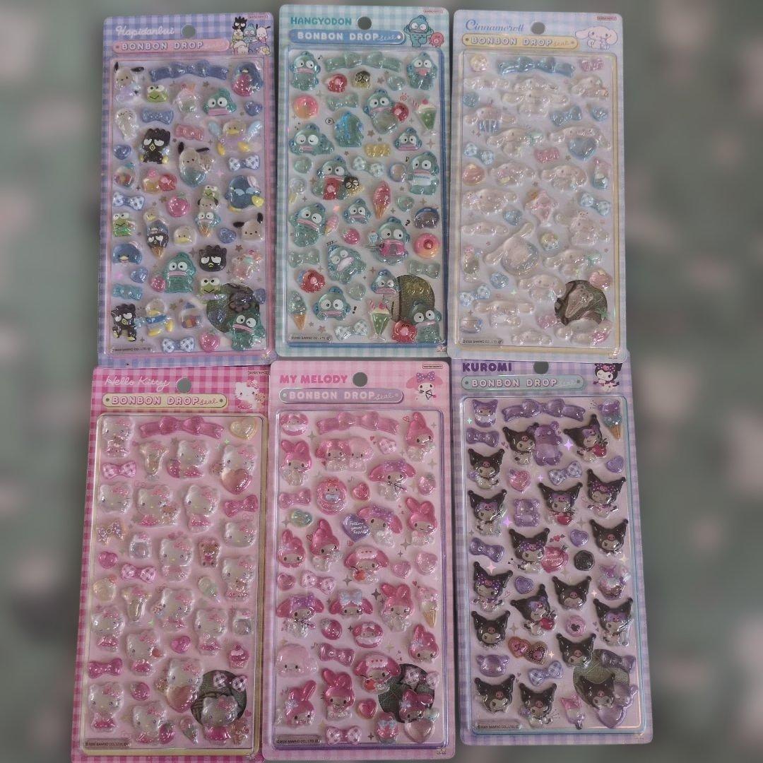 キャラクターシールセット ボンボンドロップ 6シート