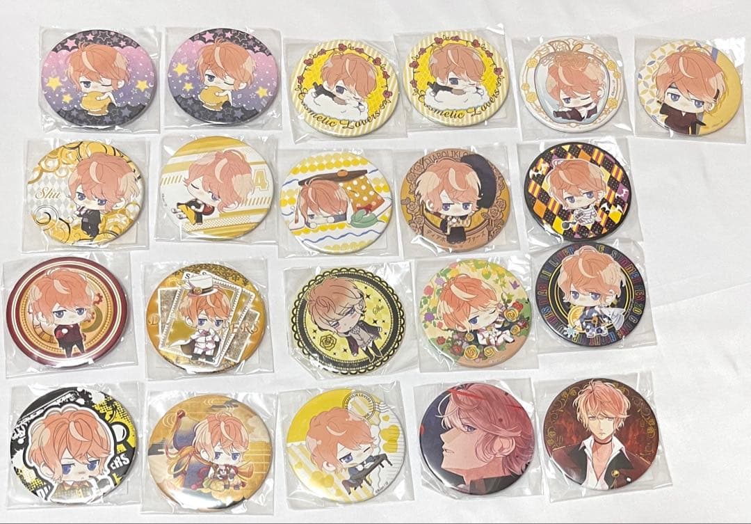 【未開封】　ディアラバ　逆巻シュウ　ビッグ　缶バッジ　21個