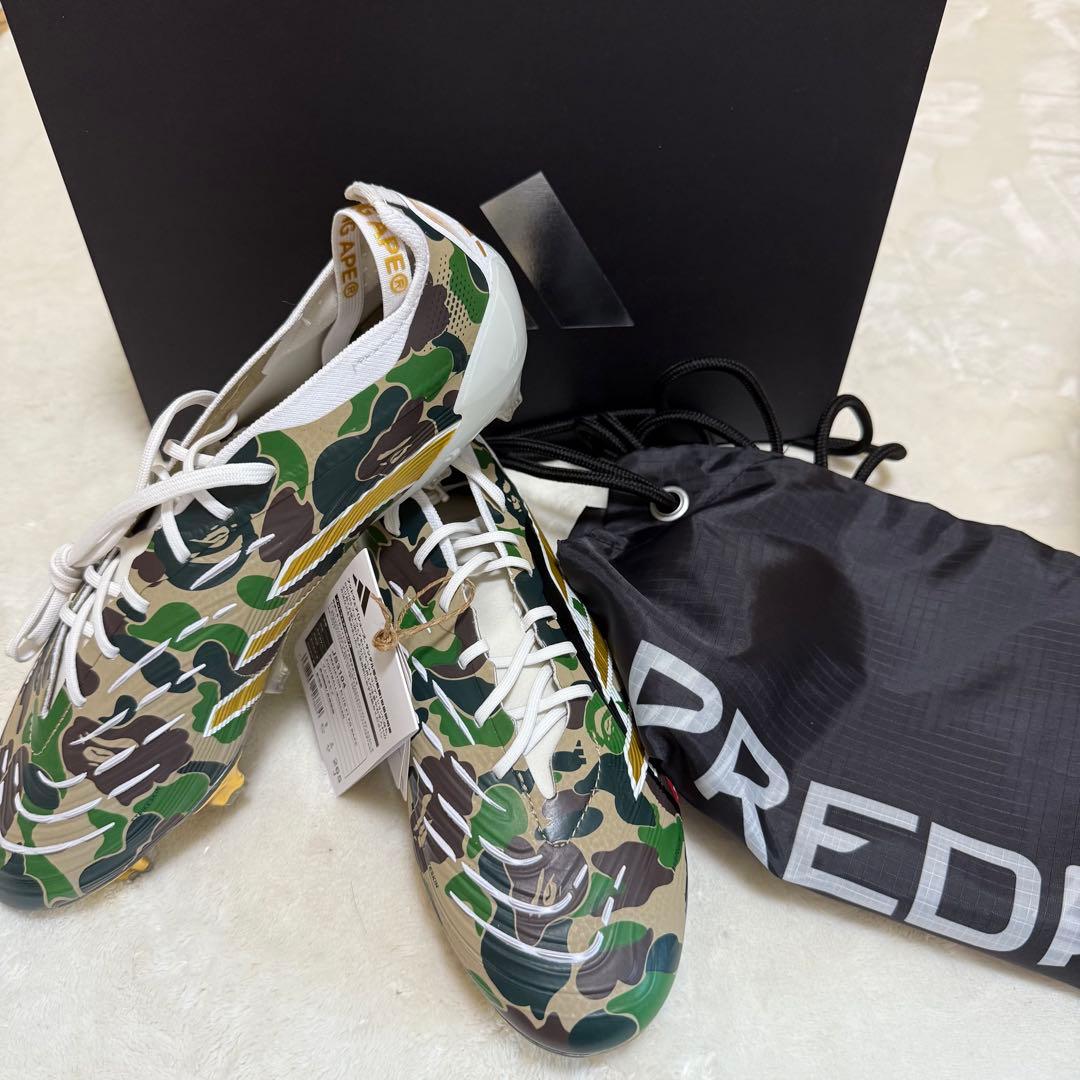 BAPE×アディダスPREDATOR 26.5cmサッカースパイク