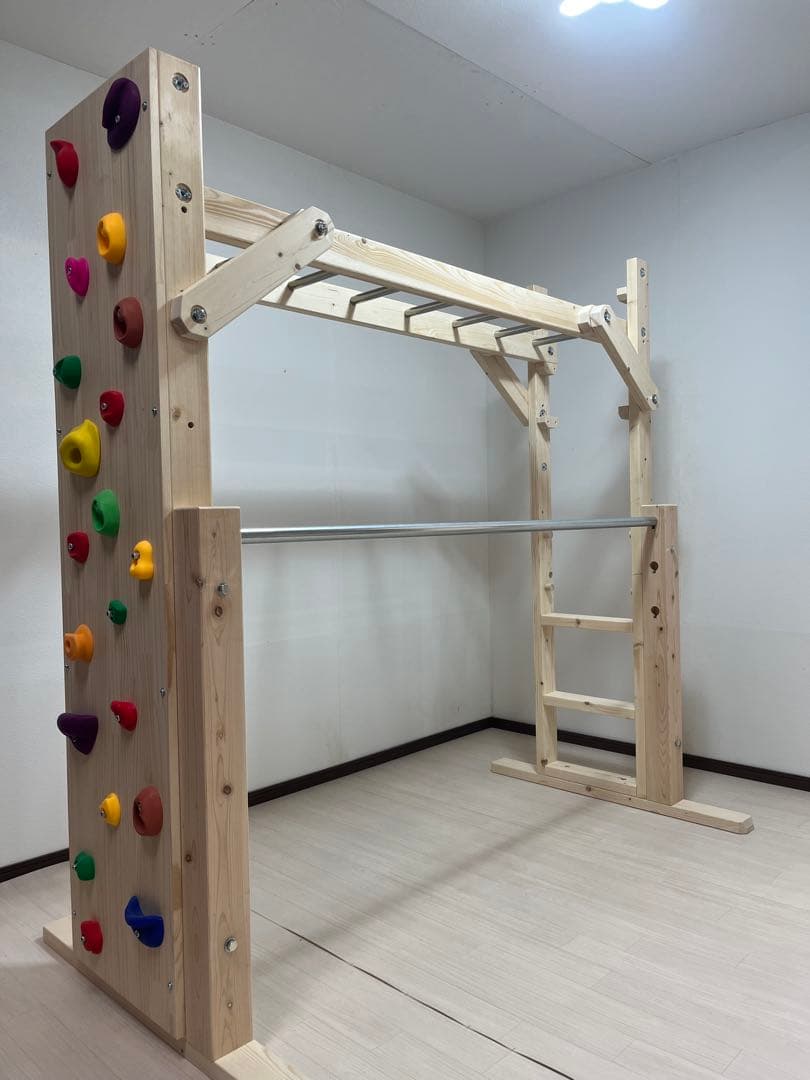 ぽん　室内　うんていタイプB ボルダリング　鉄棒　板