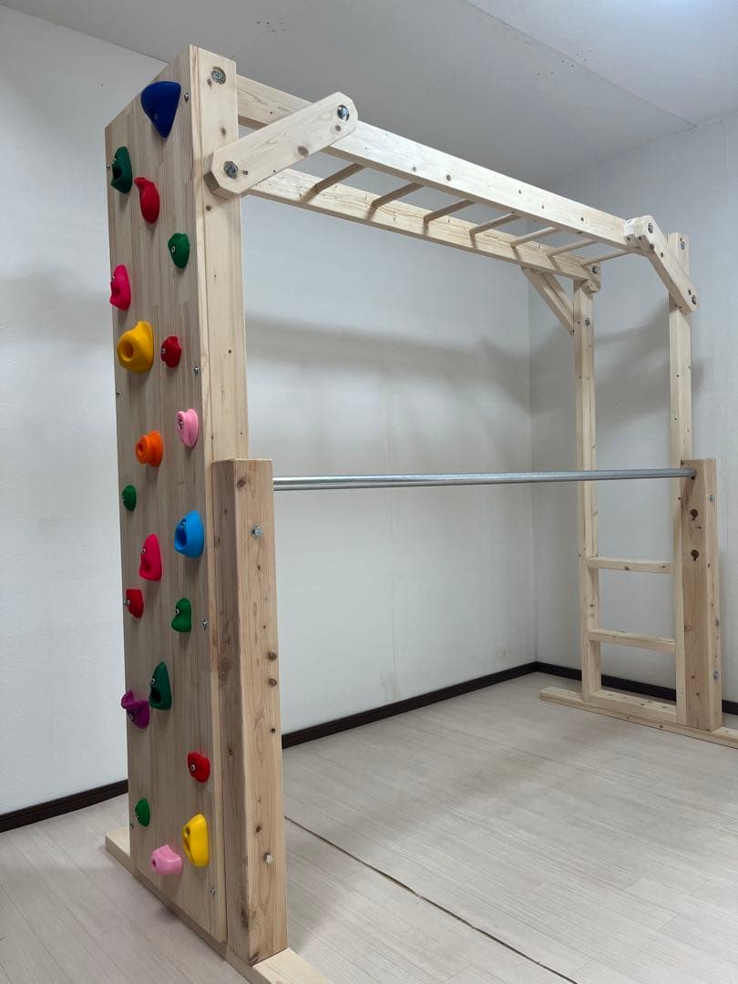 ぽん　室内　うんていタイプB ボルダリング　鉄棒　板