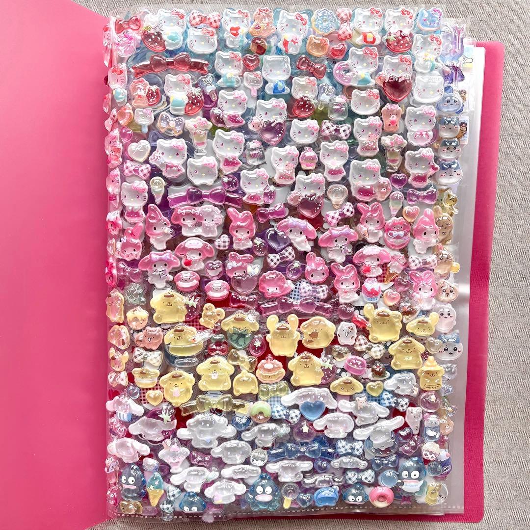 シール帳 超デカ A4ファイル 大量 ボンボンドロップシール ボンドロ 完成品