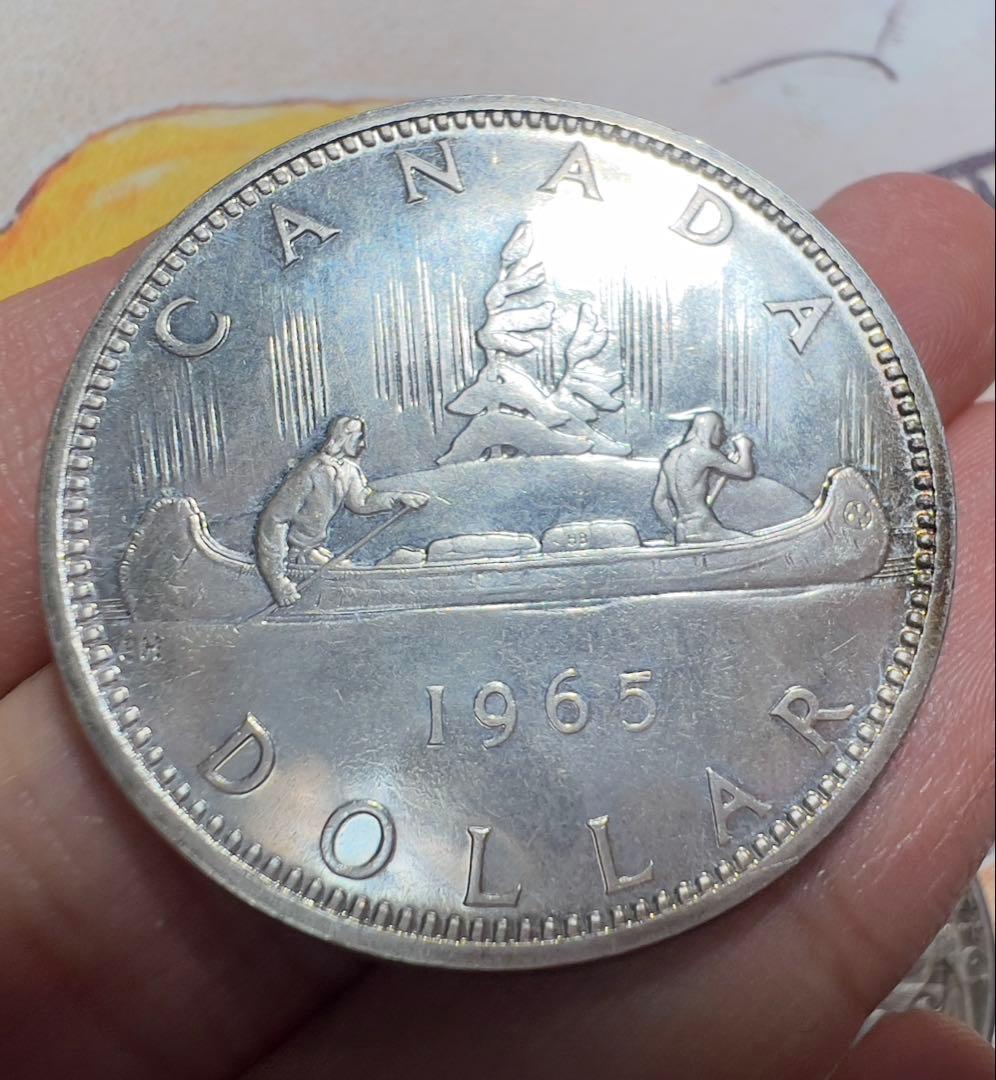 カナダ　銀貨　大型　外国　まとめ買い歓迎　本物保証