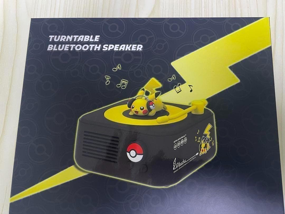 ポケモンタウン2025韓国 限定 ピカチュウ ターンテーブル スピーカー