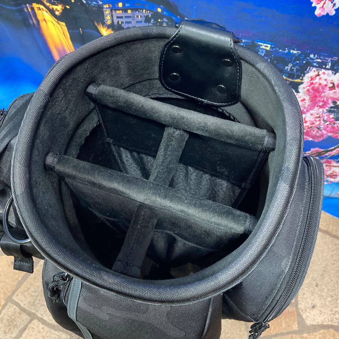 寶BU-1093 ［美品］NEWERA キャディバッグ ブラック 迷彩柄