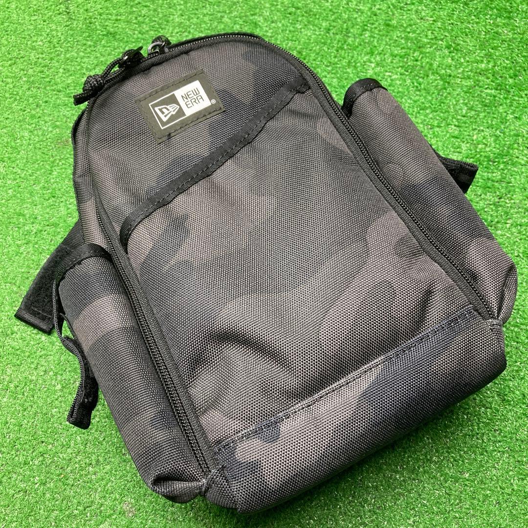 寶BU-1093 ［美品］NEWERA キャディバッグ ブラック 迷彩柄
