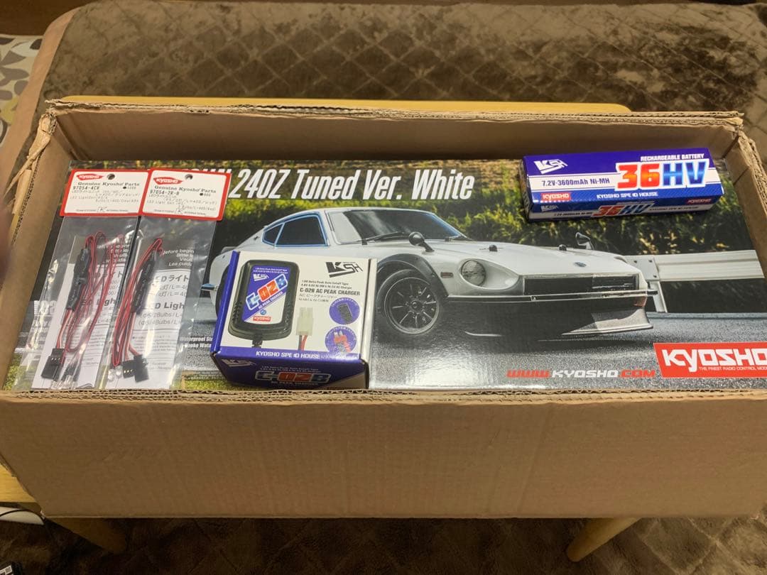 京商1/10 フェーザーMk2 ダットサン 240Z チューンド ホワイト