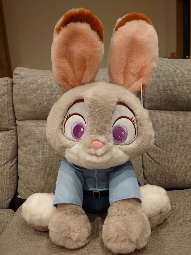 ズートピア2 ビッグ ぬいぐるみ ジュディ ブランケット付き コストコ