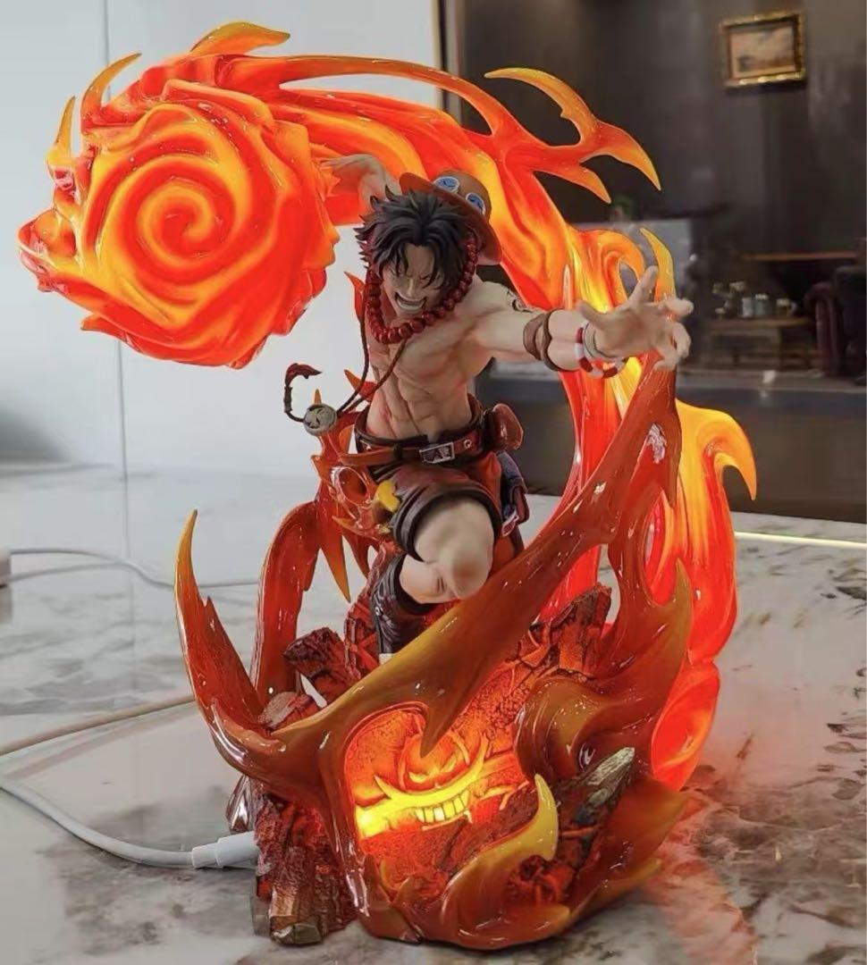 ワンピース 火拳のエース ガレージキット ガレキ スタチューX①①