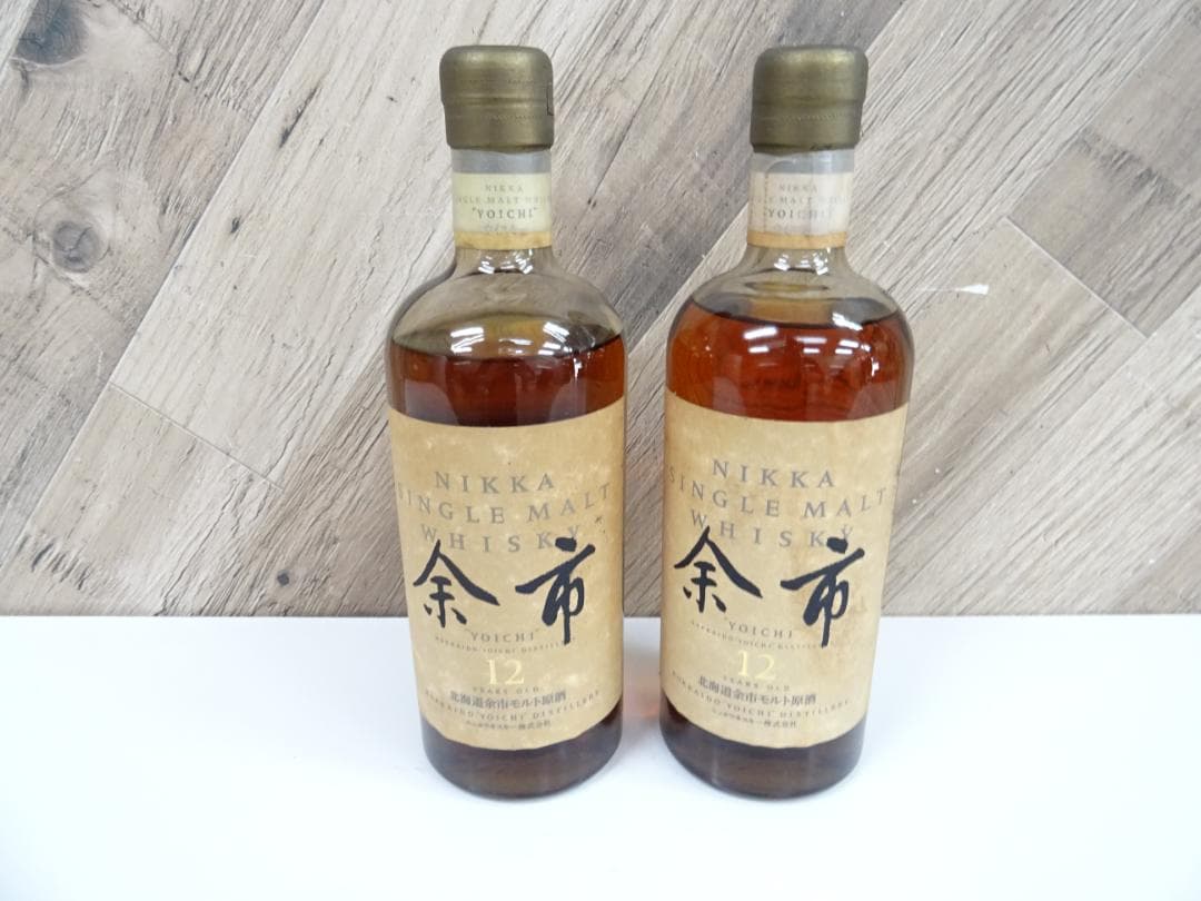 プ*日様 藤015 ニッカウヰスキー 余市 12年 2本750ml 43％