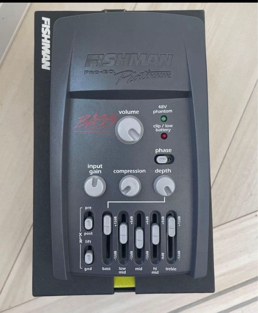 【りゅう】FISHMAN PRO-EQ PLATINUM BASS