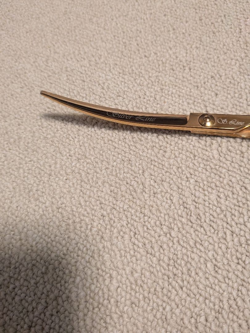 犬用トリミングハサミ ゴールド 6インチ