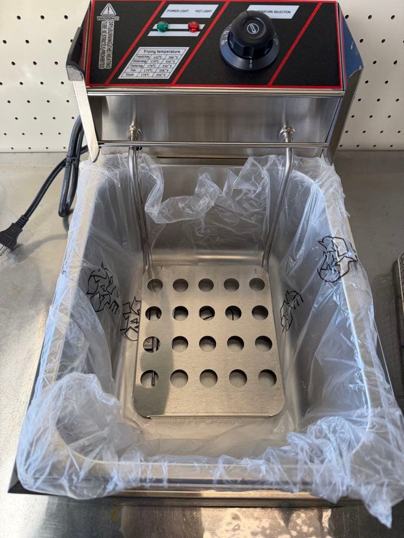 卓上電気フライヤー 6L