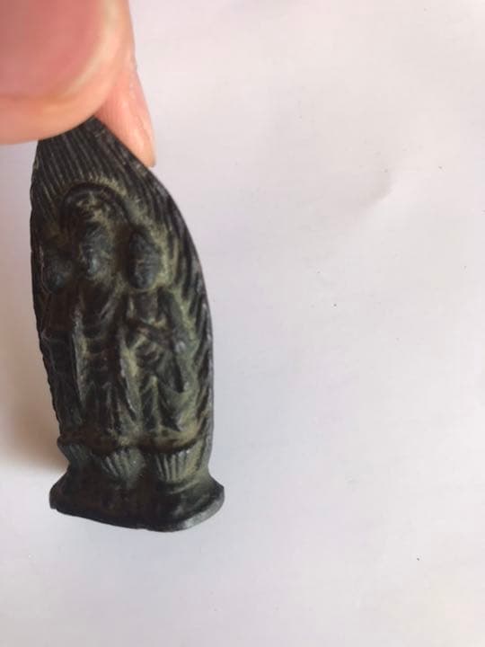 中囯北魏時期豆仏像，古銅製，（旧家藏出し）。