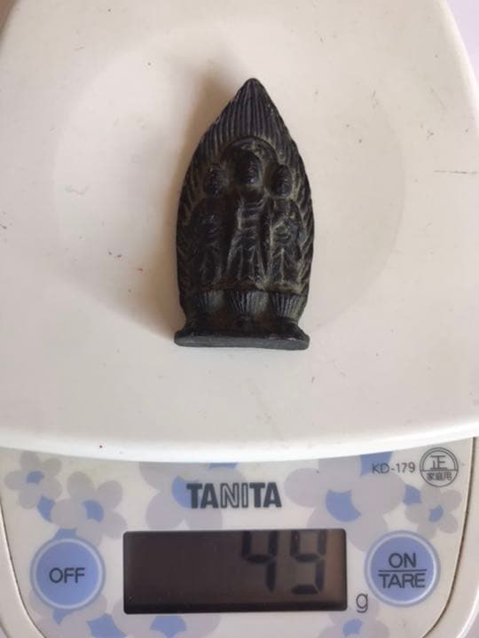 中囯北魏時期豆仏像，古銅製，（旧家藏出し）。