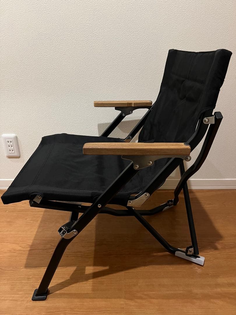 【純正キャップ装着】ローチェアショートブラック